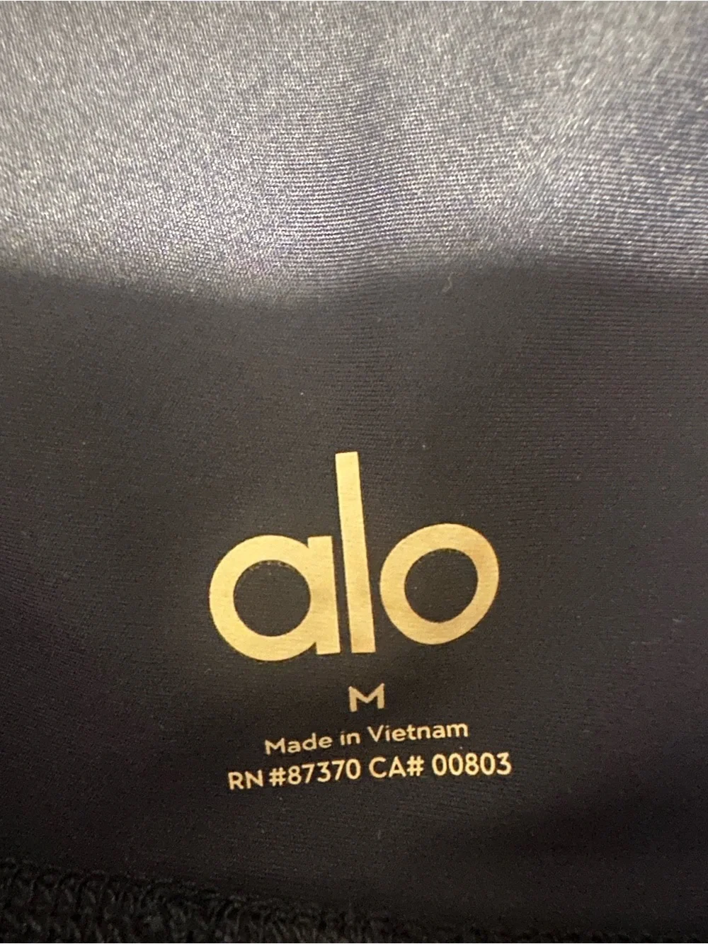 ALO Yoga High-Rise Navy Air-Lift Leggings Size Medium 25” Like New!! - Picture 7 of 8